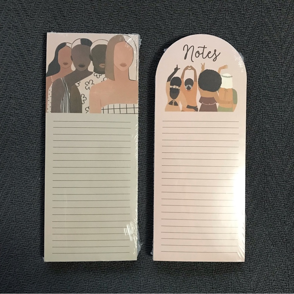 NWT Kenzi Studio Co. Woman Power Notes Magnetic Notepads Grocery List Pads - Picture 1 of 2